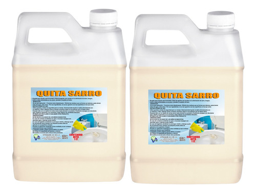 2 Litros Limpia Sarro De Baño Vitraquim