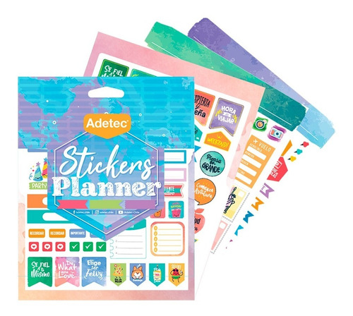 Blocks De Stickers Planner Y Travelblock Adhesivo Adetec 841