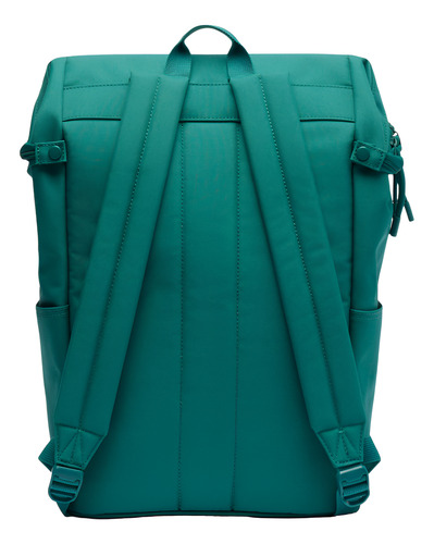Mochila Rectangular Verde Lacoste Verde Liso