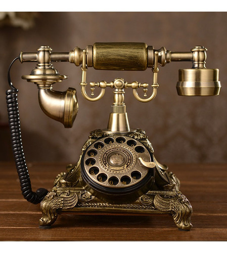 Vintage Retro Resina Rotativa Telefonze