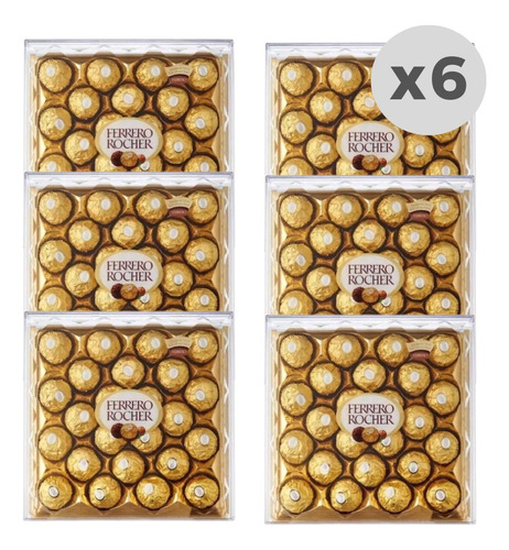 Bombón Ferrero Rocher Caja De 24 Unidades X 6