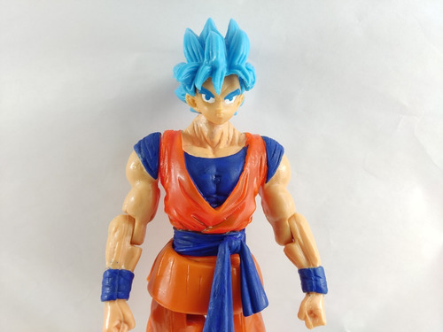 Figura Juguete Muñeco Dragon Ball Super Goku Fase Dios Blue | Meses sin intereses Figura Juguete Muñeco Dragon Ball Super Goku Fase Dios Blue | Meses sin intereses