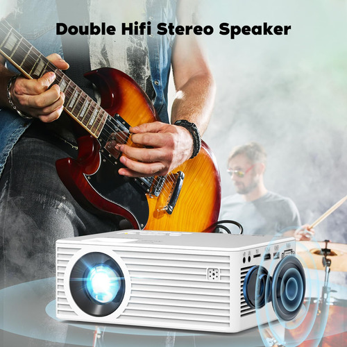 Mini Proyector Con 5g Wifi Y Bluetooth, Proyector Al Aire De