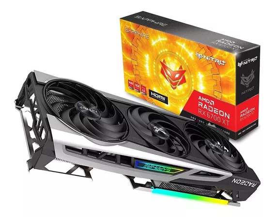 Placa Video Sapphire Amd Radeon Rx 6700 Xt Nitro+ 12gb Rgb