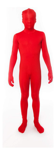 Disfraz Morphsuits Red Kids - Talla Grande 4-46 (120cm-137cm