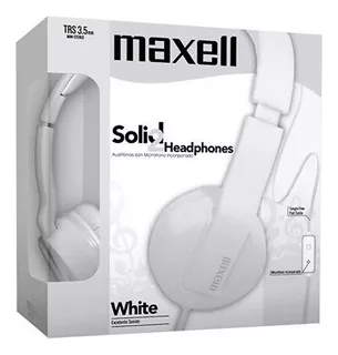 Audífonos Micrófono Maxell Solid2 Cable Plano 1.5m Durables!