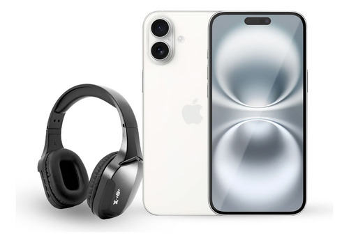 Celular Apple iPhone 16 128 Gb Blanco + Regalo Audífonos Bluetooth
