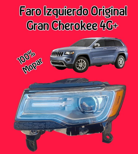 Faro Izquierdo Original Jeep Gran Cherokee 4g Plus Original