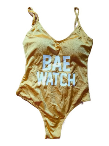 Ropa De Baño Para Mujer Enterizo Bikini Bae Watch