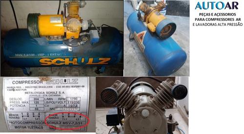Kit Para Compressores Odontologico Schulz E Outras Marcas