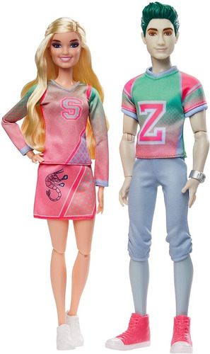 Barbie Muñecos Disney Zombies Addison Y Zed 