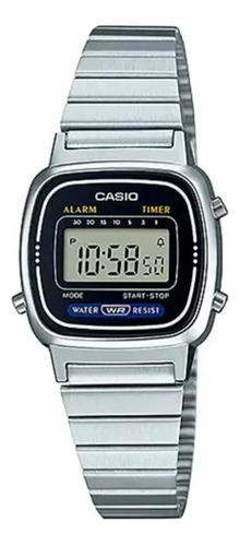 Reloj Casio Mujer La-670wa Vintage Retro Plateado