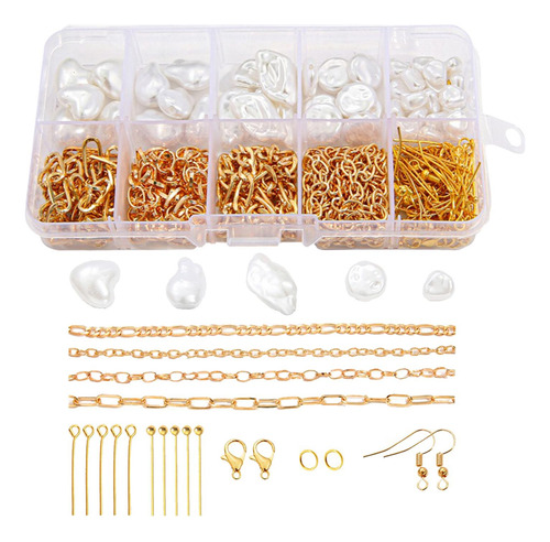 Perlas Barrocas Abs Hechas En Casa Con Agujero Conjunto 2