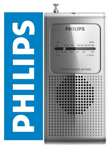 Radio Philips Ae1500 Portatil Fm/am Entrada Audífono Garanti