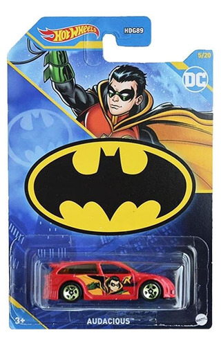 Vehiculo Hot Wheels Batman Dc Audacious Escala 1:64 Lanus