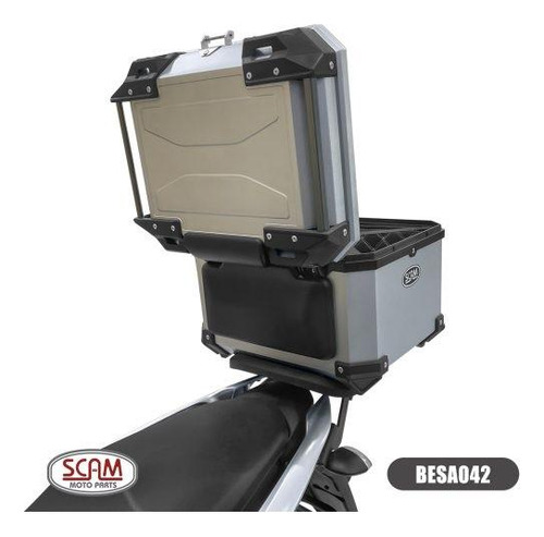 Bau Plastico Scam Besa042 Litros + Forro + Encosto + Base