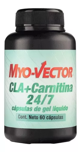 Myo Vector Cla+ Carnitina 24/7 60 cápsulas Cápsula de gel de sabor