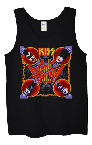 Polera Musculosa Kiss Sonic Boom Rock Abominatron