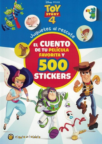 Toy Story 4 Juguetes Al Rescate Cuento Y 500 Stickers