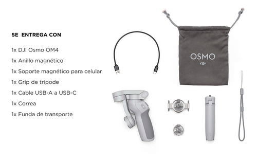 Dji Osmo Mobile 4 Estabilizador Celular Profesional + Combo