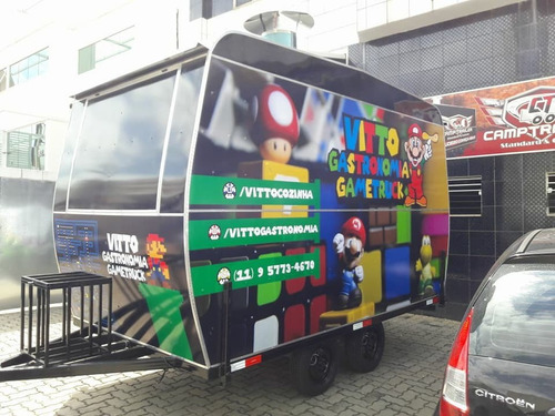 Imagem 9 de 12 de Trailer Food Truck Carreta Carrinho De Lanche Food Treiler