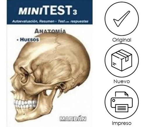 Minitest 6. Anatomía. Venas Autoevaluación, Resumen + Test Con Respuestas, De Melloni´s. Editorial Marbán, Tapa Blanda, Edición 1ra En Español