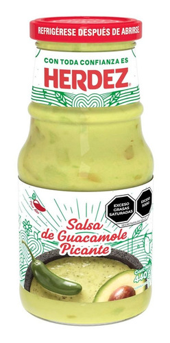 Salsa Herdez Guacamole Picante 445g