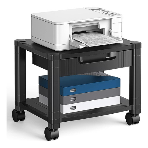 Mesa Para Impresora, Con Ruedas. Ajustable.