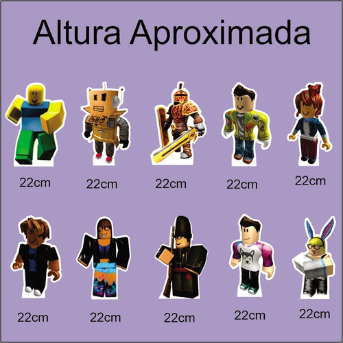 Kit Festa Painel E Displays Decorações Infantis Roblox
