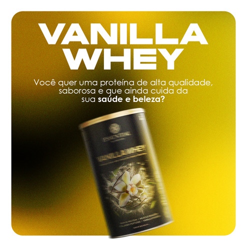 Vanilla Whey Hydrolyzed Com 375g Da Essential Nutrition