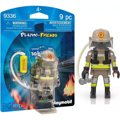 Playmobil Serie Playmofriend Playmobil Bombero + Accesorios