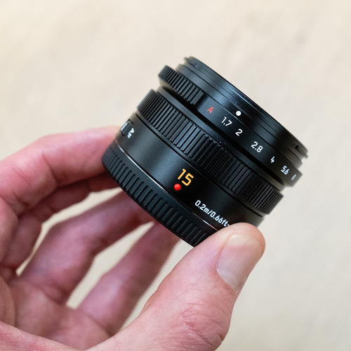 Lente Panasonic Leica Dg Summilux 15mm 1.7 Lumix Gh5 Gx85 G9 (Usado)