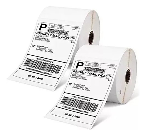 Etiquetas Térmicas Autoadhesivas Pack 2 Rollos 100x150mm