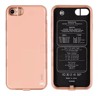 Funda Cargadora Bateria iPhone 7 & 8 Premium 3200-4200 Mah