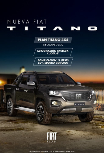 Fiat Titano Toro 0km 2025 Nueva Pick Up Camioneta Financi Ib