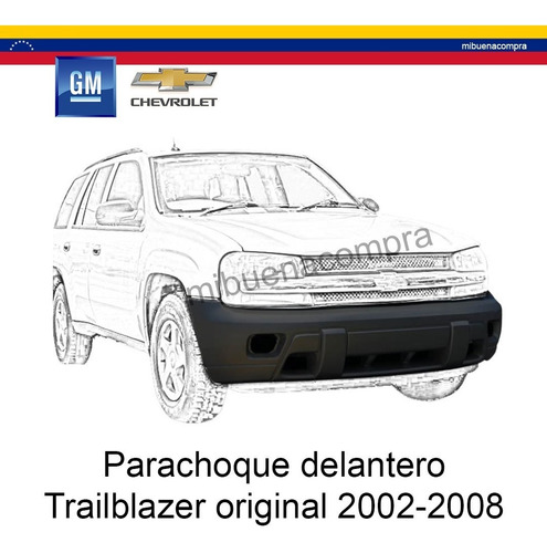 Parachoque Delantero Trailblazer  2002-08. Mibuenacompra