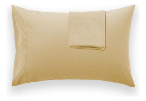 4 Fundas De Almohada | King Size | 2 Colores A Color NARANJA OSCURO-AVENA Lisa