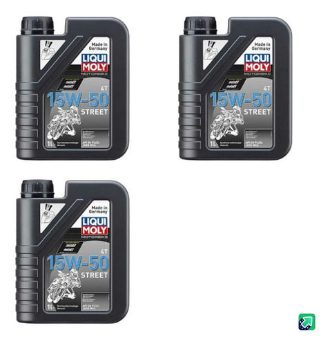 Liqui Moly Aceite Sintetico 15w50 Street X3 Litros