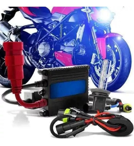 Kit Xenon Moto Slim Digital 8000k H4-2 Xr 200 Tornado 250