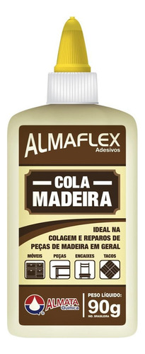 Cola Madeira Almaflex  90g  0196  637 - Kit C/12