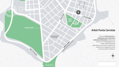 Vendo Apartamento 1 Dormitorio, Garage Opcional, En Construcción, En Punta Carretas.