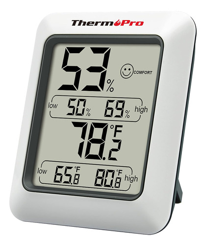 Higrómetro Digital Thermopro Tp50, Termómetro Para Interiore