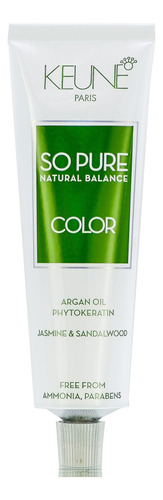 Tinte Para El Cabello Keune So Pure Natural Balance 1 Black