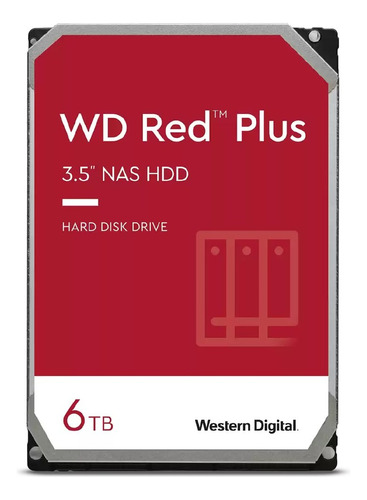Disco Duro Nas Western Digital 6tb 3.5  Red Sata 256mb