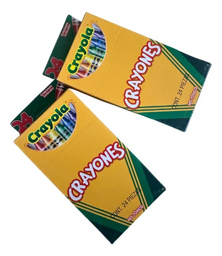 Crayones Crayola 24 Pzas Paquete De 3 Cajas 