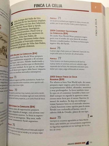Anuario Brascó 2006 De Los Vinos Argentinos (como Nuevo) (Usado)