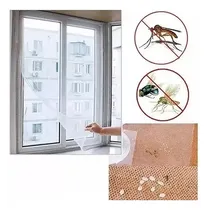 Comprar Pack 2 Mallas Cortinas Ventana Antimosquitos 1.5m, 130x150cm Color Blanco