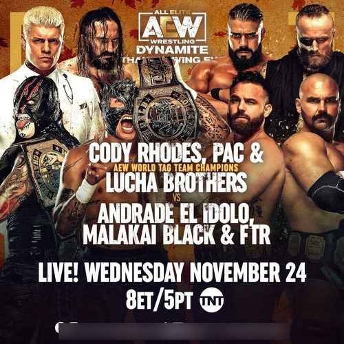 Aew Dynamite #112 Thanksgiving Penta Rey Fenix Andrade