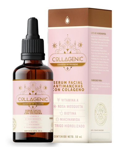 Serum Suero Niacinamida Colageno Rosa Mosqueta Collagenic