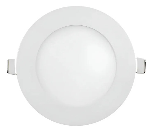Lámpara De Techo Bio 6w Redondo 12cm Panel Plafon Embutido